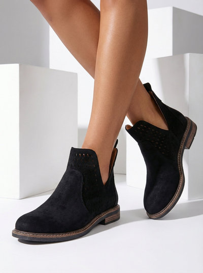 Royalfashion Bottes eko en daim Ovilla pour femme