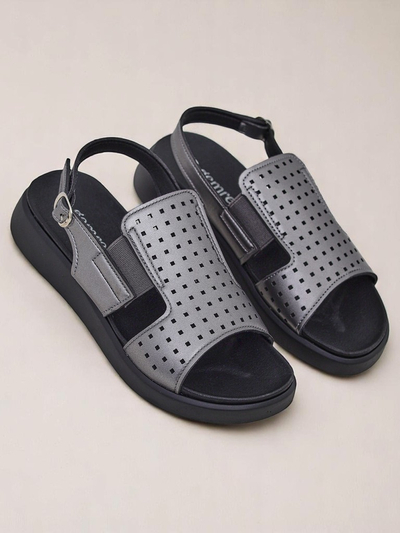 Royalfashion Sandales pour femmes à semelle épaisse BreezyStep
