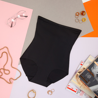 Culotte gainante noire GRANDE TAILLE pour femme - Sous-vêtements