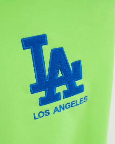 Pantalon de jogging femme vert fluo avec patch coloré - Vêtements