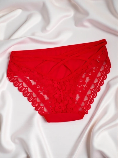 Culottes pour femmes avec dentelle et fines brides