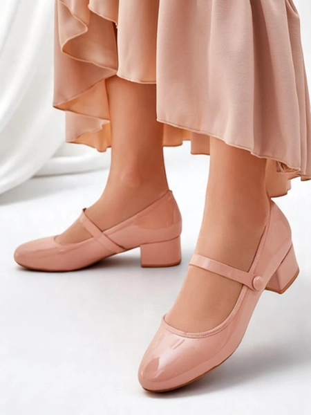 Royalfashion Escarpins pour femmes à talons bas Omagga