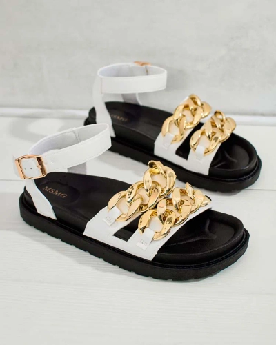 Royalfashion Sandales Leo en éco-cuir pour femme