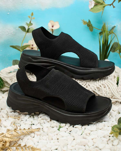 Royalfashion Sandales pour femmes avec tige Viss