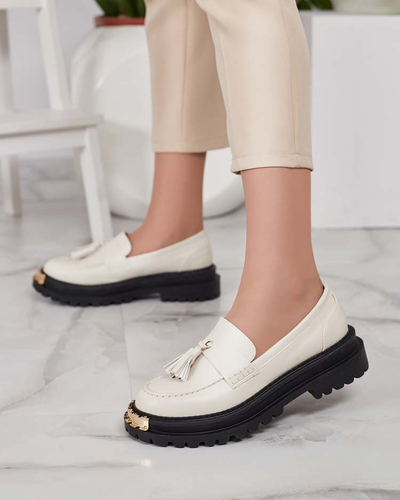 Royalfashion Mocassins à glands pour femme Fresosne