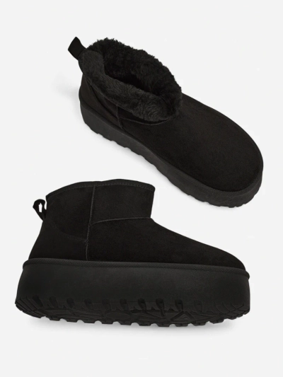 Bottines pour Femmes Luna Noires en Cuir Élégantes pour l'Automne