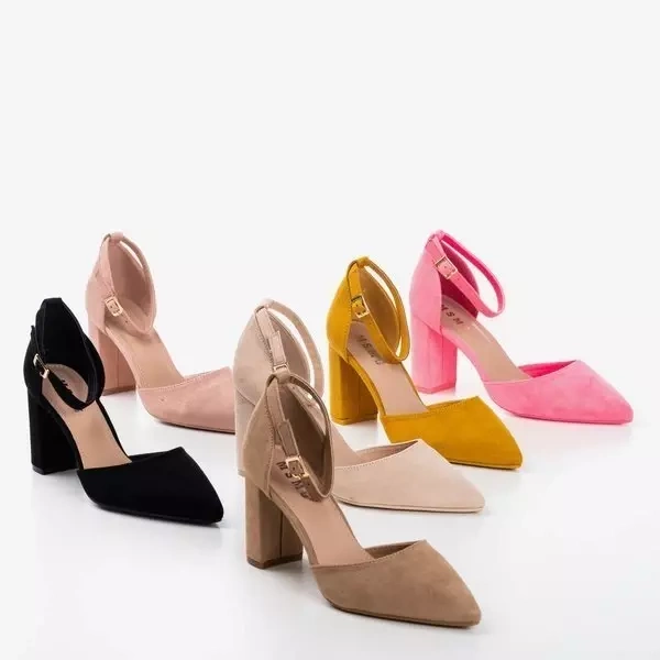 OUTLET Escarpins beiges sur un montant superieur Edinburgh Chaussures royal fashion magasin de chaussures en ligne