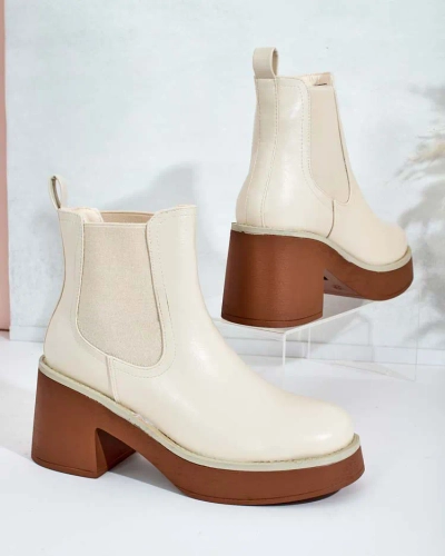 Royalfashion Bottes à talon aiguille Ricov pour femme
