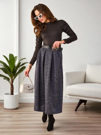 Jupe midi pour femmes Royalfashion
