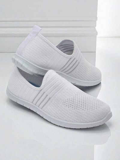 Slip-ons pour femmes blanches en tissu Callisto - chaussures légères pour le printemps et l'été