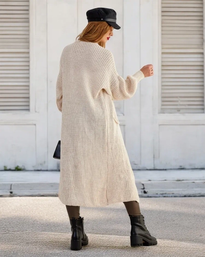 Royalfashion Pull couvre-lit tricoté pour femme