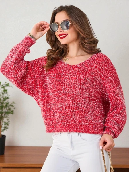 Pull femme Royalfashion avec fil brillant