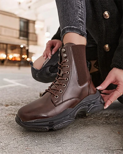 Les bottines de style de travail pour femmes de Royalfashion Ronoppa