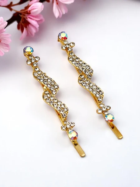 Royalfashion Épingle à cheveux avec strass Crystal Glow