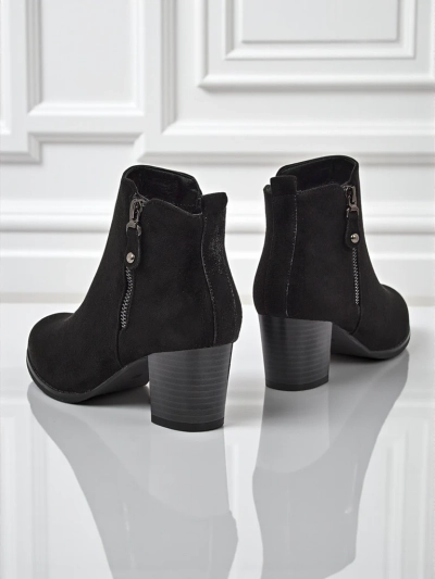Bottines pour femmes en éco-daim à talons Midnight Bloom