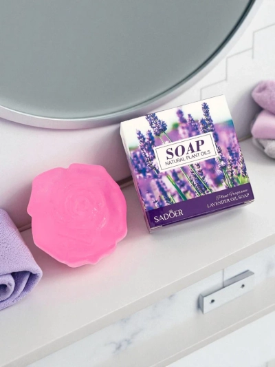 Royalfashion Savon glycériné en forme de fleur Avocat