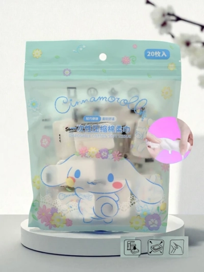 Serviettes en coton en capsules 20 pcs.