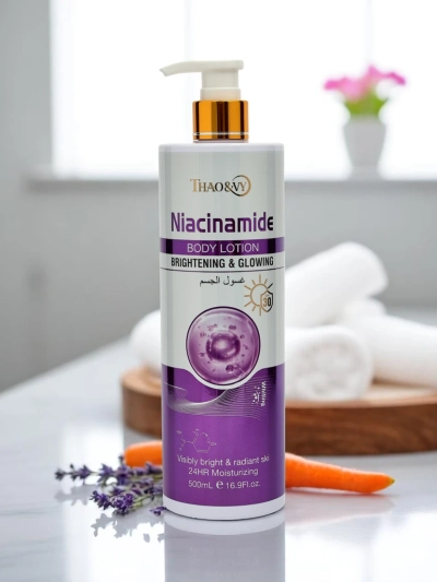 Baume corporel hydratant et illuminateur avec niacinamides GlowNiacin