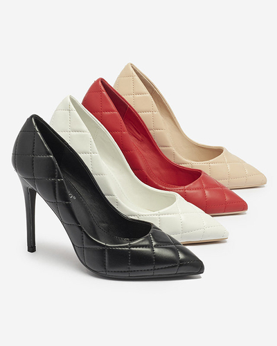 Escarpins matelassés pour femmes de couleur noire Duclisa- Footwear