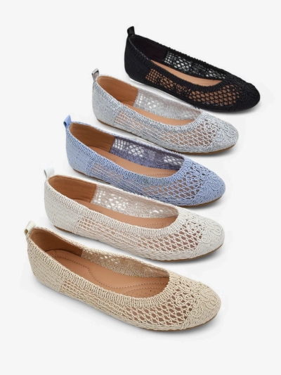 Ballet flats perforés Royalfashion pour femmes Annete