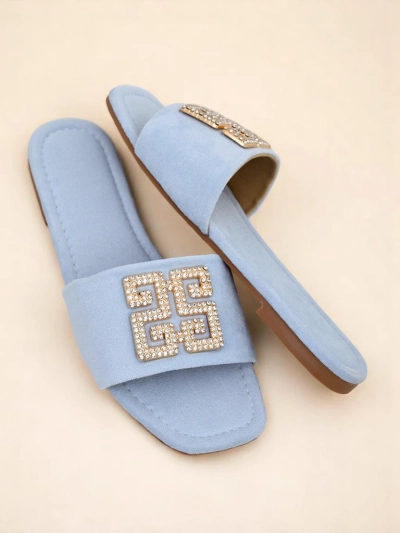 Royalfashion Mules à semelle plate pour femmes Zamila