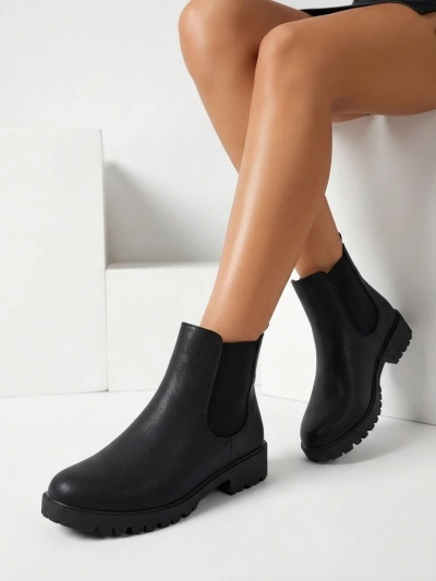 Bottines Chelsea pour femmes en cuir écologique Belmo