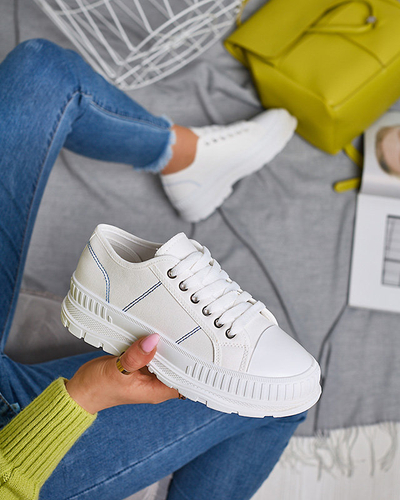 OUTLET Chaussures de sport pour femmes blanches Baskets Holpac- Footwear