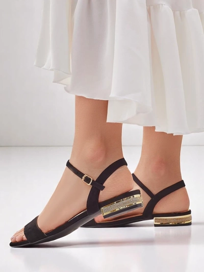 Sandales Royalfashion pour femmes sur une semelle plate Aronies