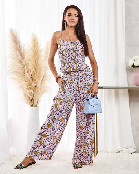 Royalfashion Ensemble à motifs pour femmes en rose