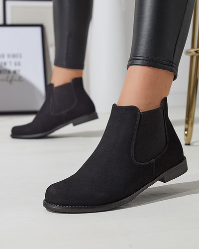 Bottes coulissantes isolées Reiniso noires pour femmes - Chaussures