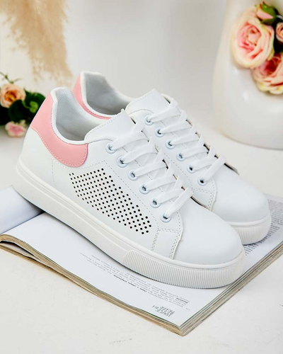 Royalfashion Chaussures de sport en cuir écologique pour femme Lafatta