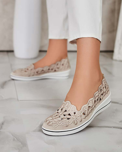 Royalfashion Demi-pointes à talon bas pour femme Dellio