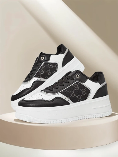 Royalfashion Baskets de sport sur plateforme pour femmes Zezis