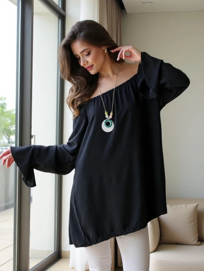 Blouse femme Royalfashion a'la espagnole avec volants