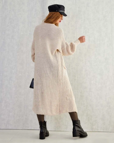 Royalfashion Pull couvre-lit tricoté pour femme