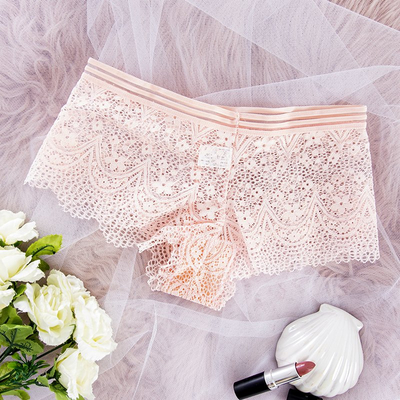 Caleçon femme en dentelle rose - Sous-vêtements