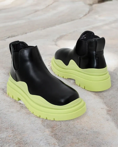 Royalfashion Bottes à enfiler pour femmes Derri