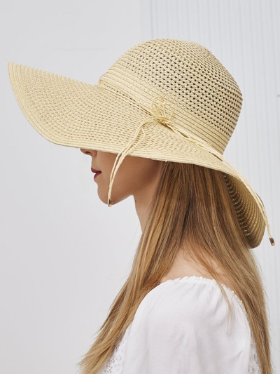 Royalfashion Chapeau de paille pour femme Calvinas