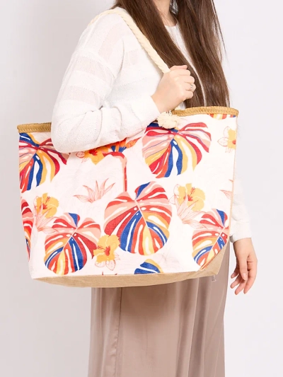 Royalfashion Grand sac en tissu avec impression