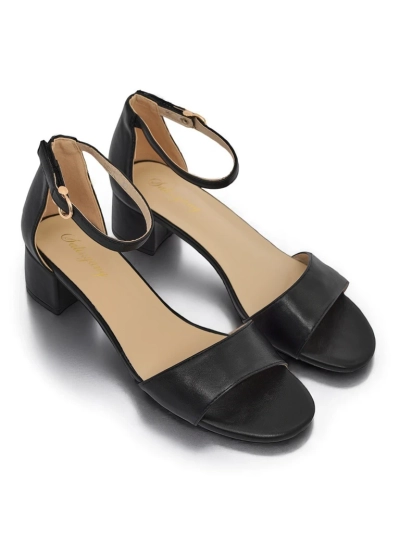 Royalfashion Sandales à talon bas SoftHeels pour femmes