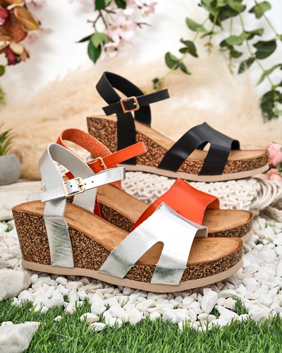 Royalfashion Sandales à talons Agretas pour femmes