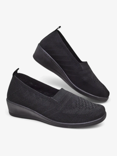 Royalfashion Mocassins femmes sur un petit talon Epoles