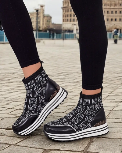 Royalfashion Sports Baskets hautes pour femmes Lori