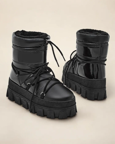 Royalfashion Bottes de neige pour femmes Focope