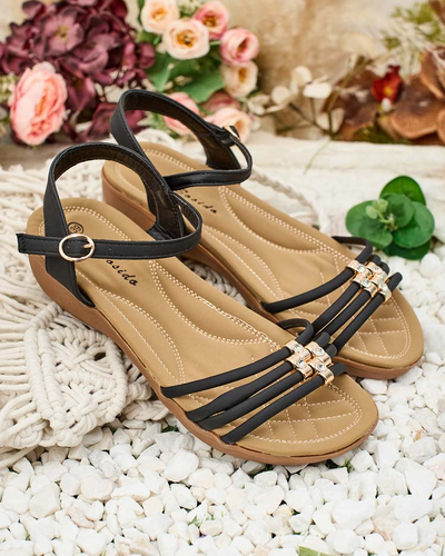 Royalfashion Sandales Sun Crusher pour femme décorées