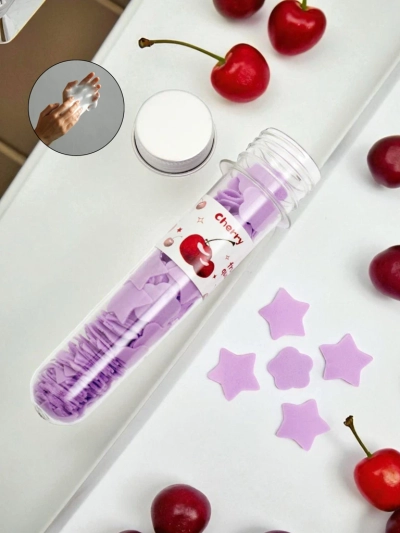 Royalfashion Savon papier pour le voyage avec étoiles Cerise