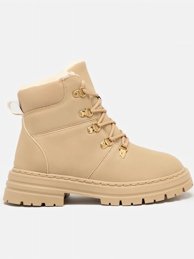 Royalfashion Trappeurs Develier beige pour femme