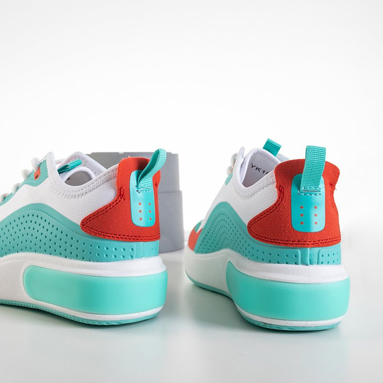 Chaussures de sport femme Tituana blanches et bleues - Footwear