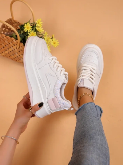 Royalfashion Sports baskets compensées pour femme Lincidi