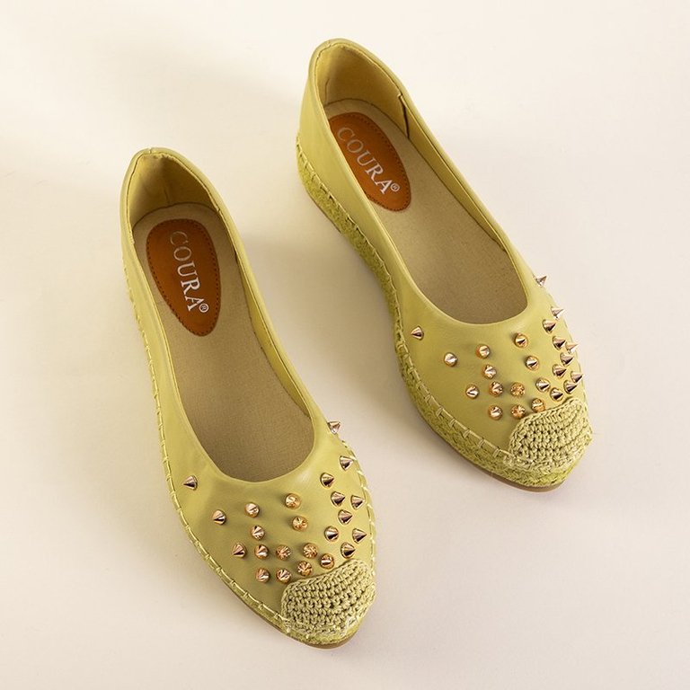 Espadrilles jaunes pour femmes avec jets Edmaria - Footwear